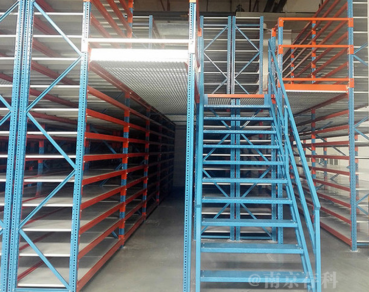 存科阁楼式存储 二层钢结构货架 CK-GL-16仓库厂房隔层